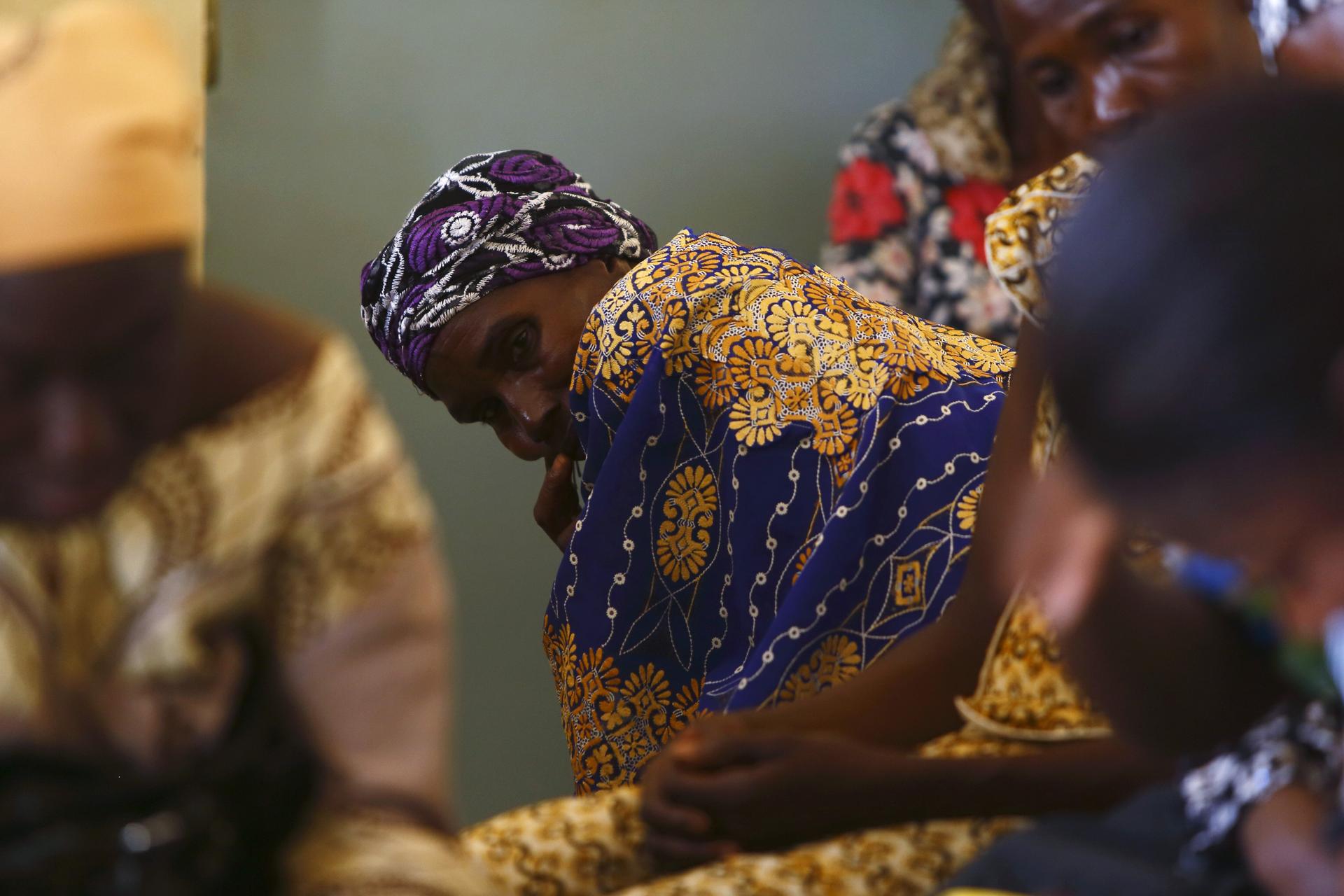 Women attend a talk on sexual health and HIV prevention organized by the Jesuit-founded Association Solidarite Vie e Santa (Association of Solidarity, Life and Health), in Ouagadougou, Burkina Faso.