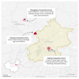 Map of Beijing Olympic Village