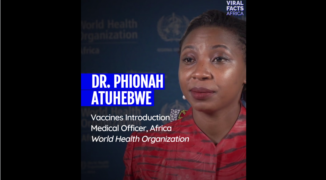 Dr Phionah Atuhebwe, our World Health Organization African Region Expert, answers your questions about #COVID19 vaccination.