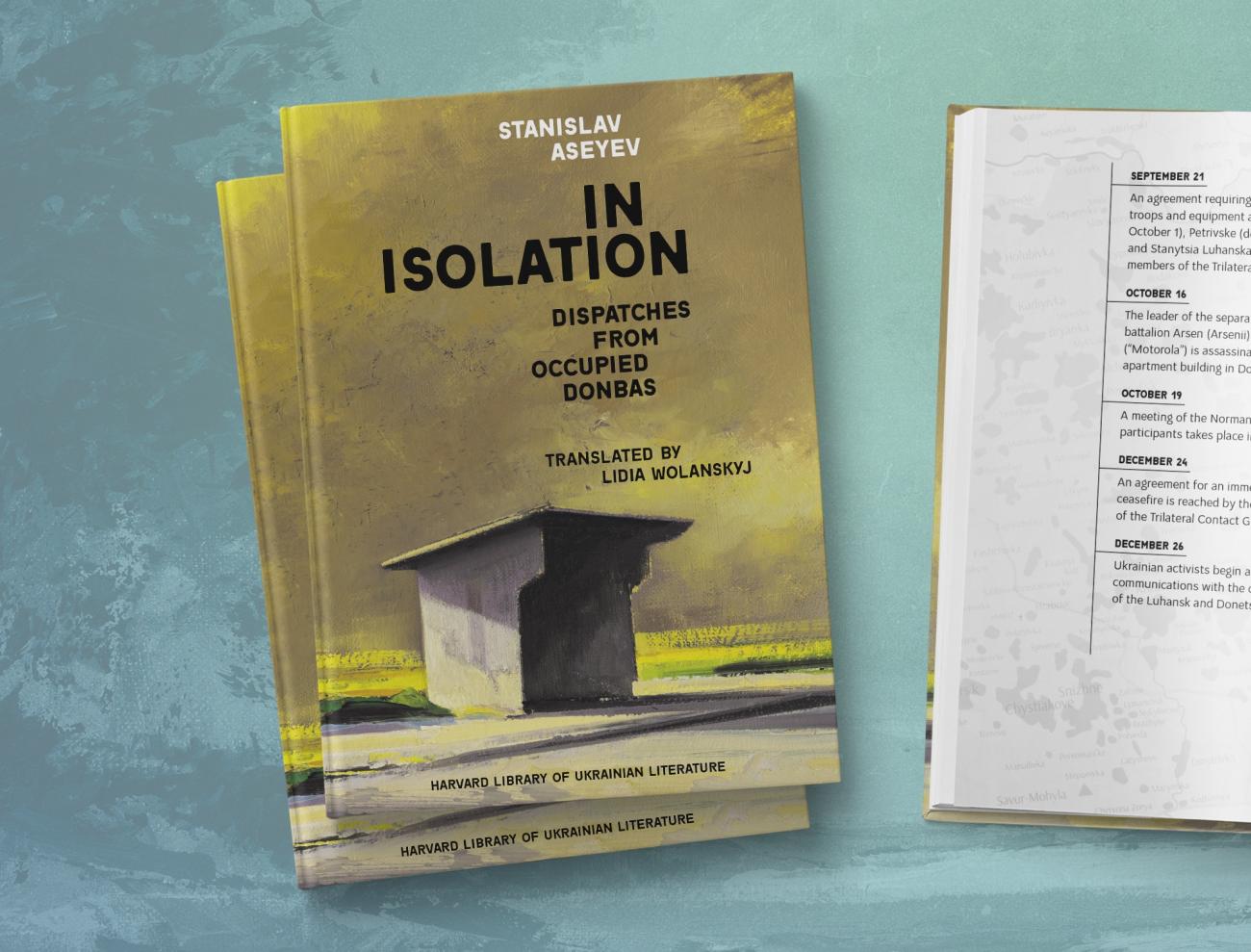 The cover of the book In Isolation: Dispatches from Occupied Donbas