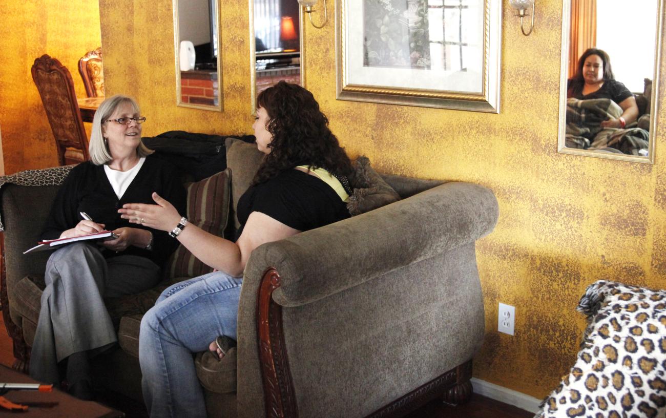 Jazmine Raygoza goes through a psychological evaluation with Clinical Psychologist Susan Belyea.