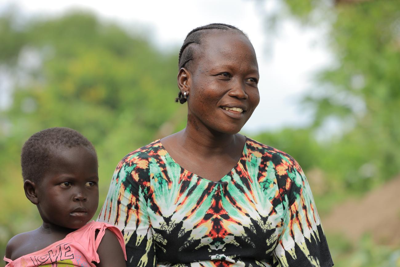 Tabu Rose and her family have lived in Uganda’s Bidibidi refugee settlement for eight years after fleeing violence in neighboring South Sudan in 2016. 