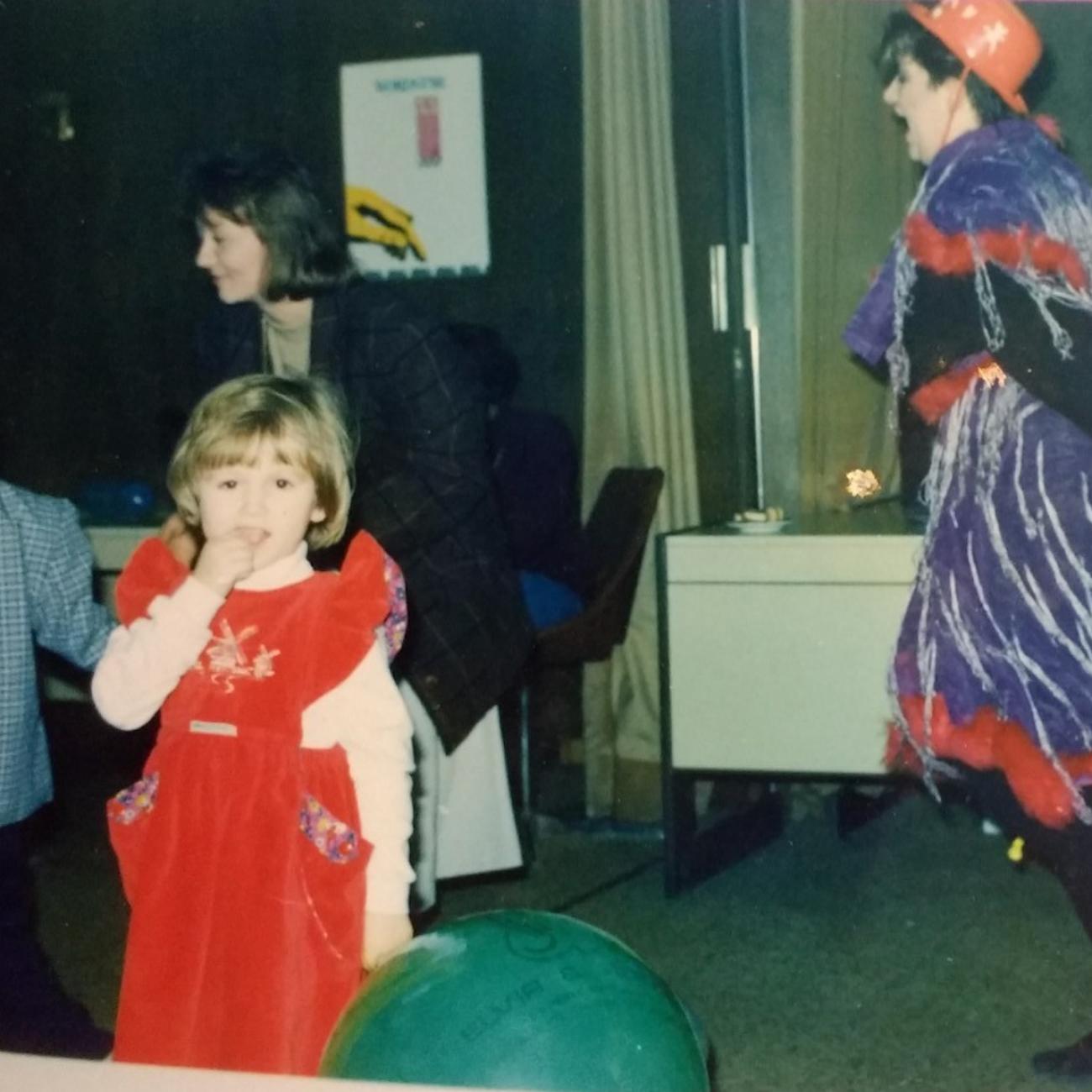 	 Life and happiness before the war. Holiday party at dad’s office. Sarajevo, December, 1990.