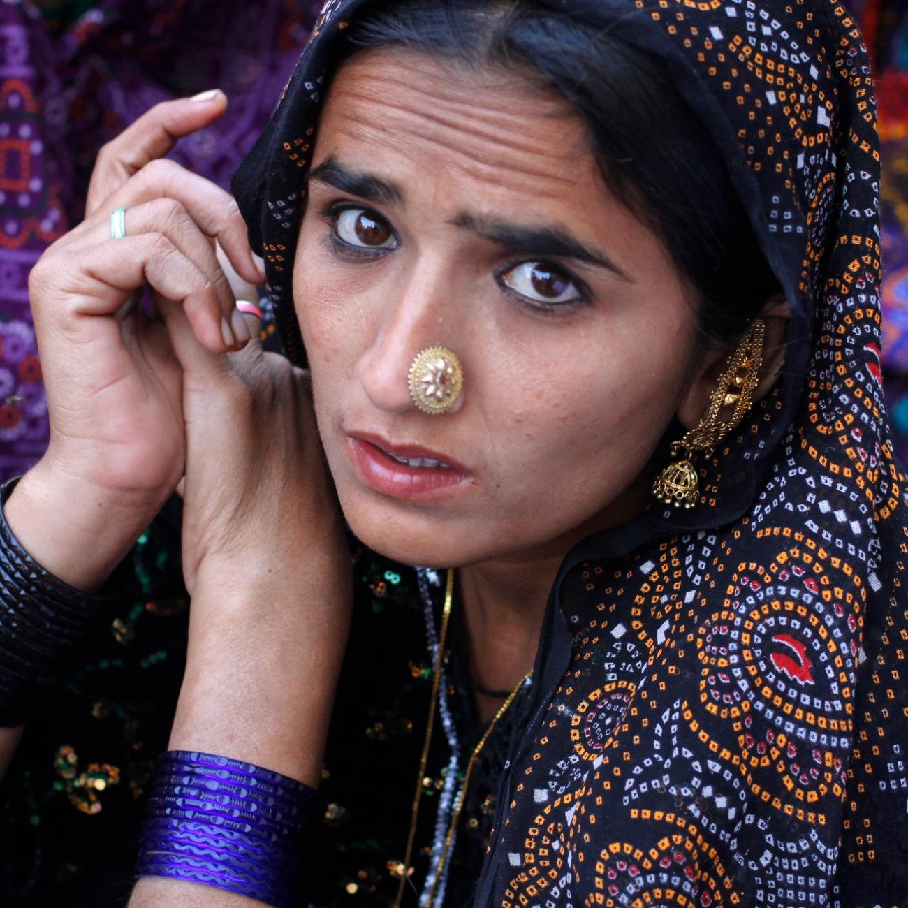 A woman takes part in a rally to commemorate International Women's Day in Karachi March 8, 2012