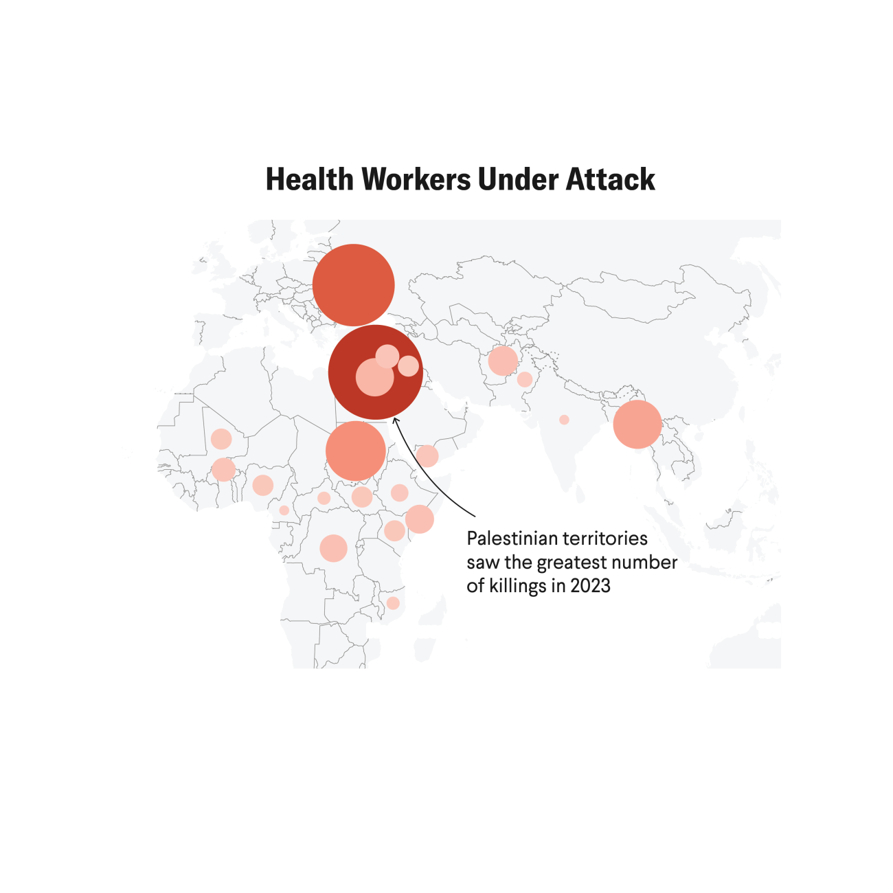Map of health worker killings