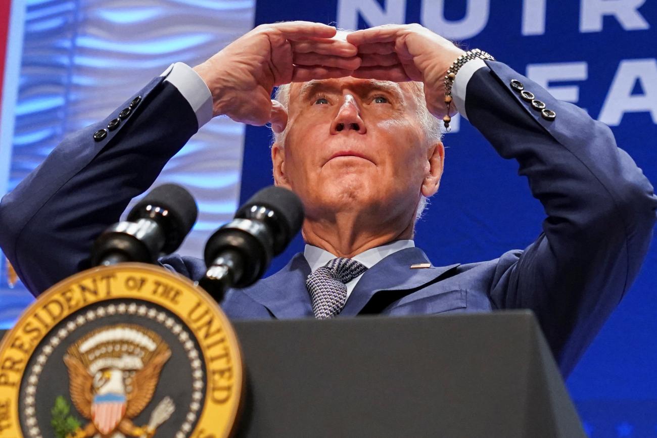 U.S. President Joe Biden speaks at the White House Conference on Hunger, Nutrition and Health in Washington, U.S., September 28, 2022. 