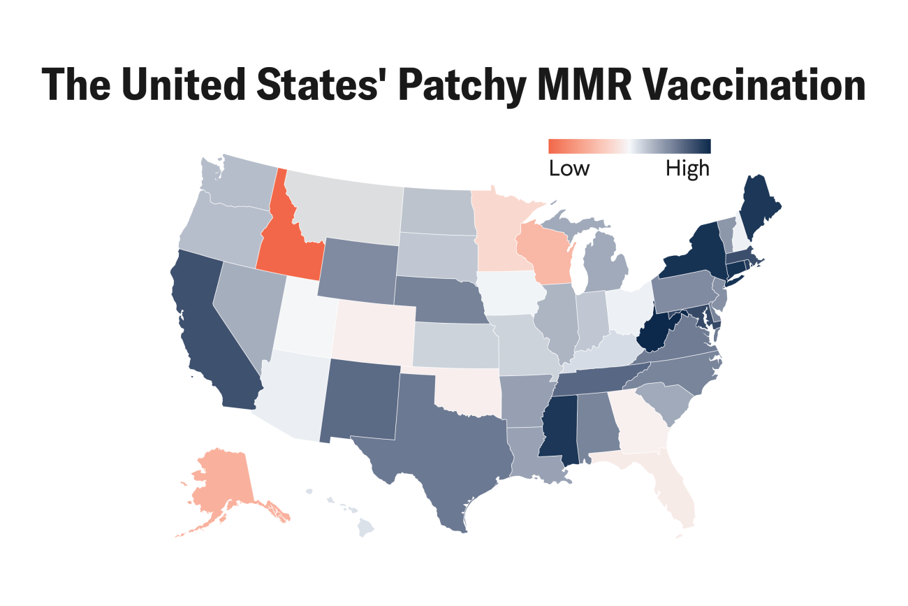 The United States' Patchy MMR Vaccination