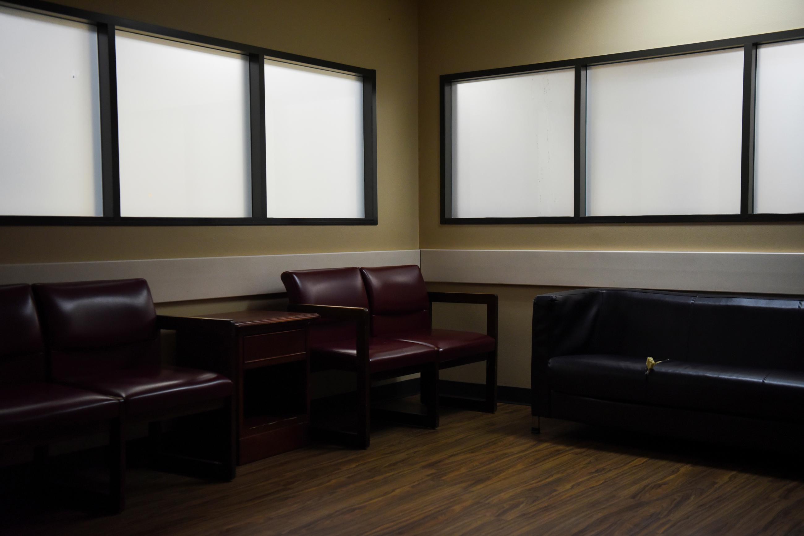A waiting room sits empty at United Memorial Medical Center in Houston, Texas, United States, on September 30, 2020.