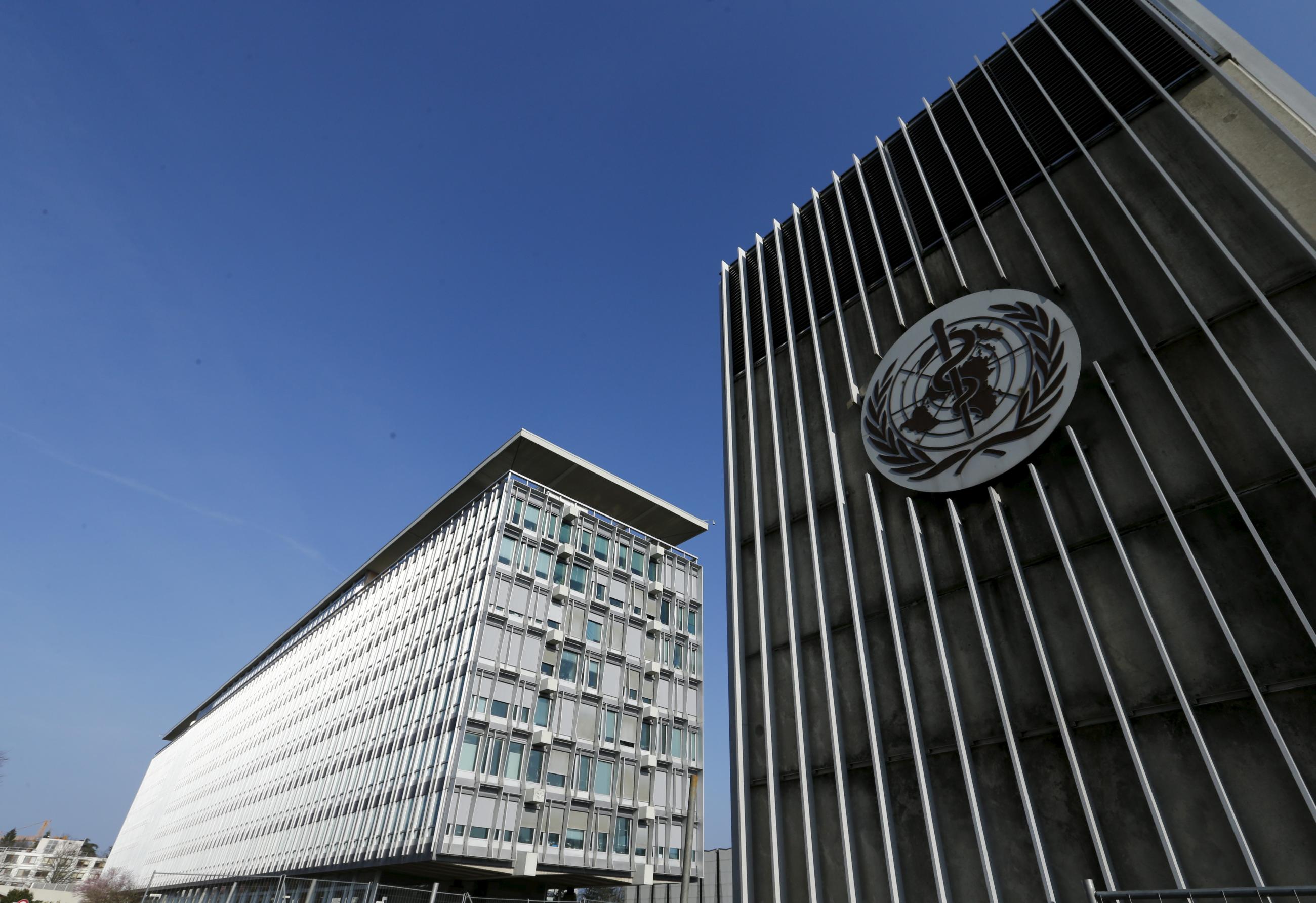 The headquarters of the World Health Organization.