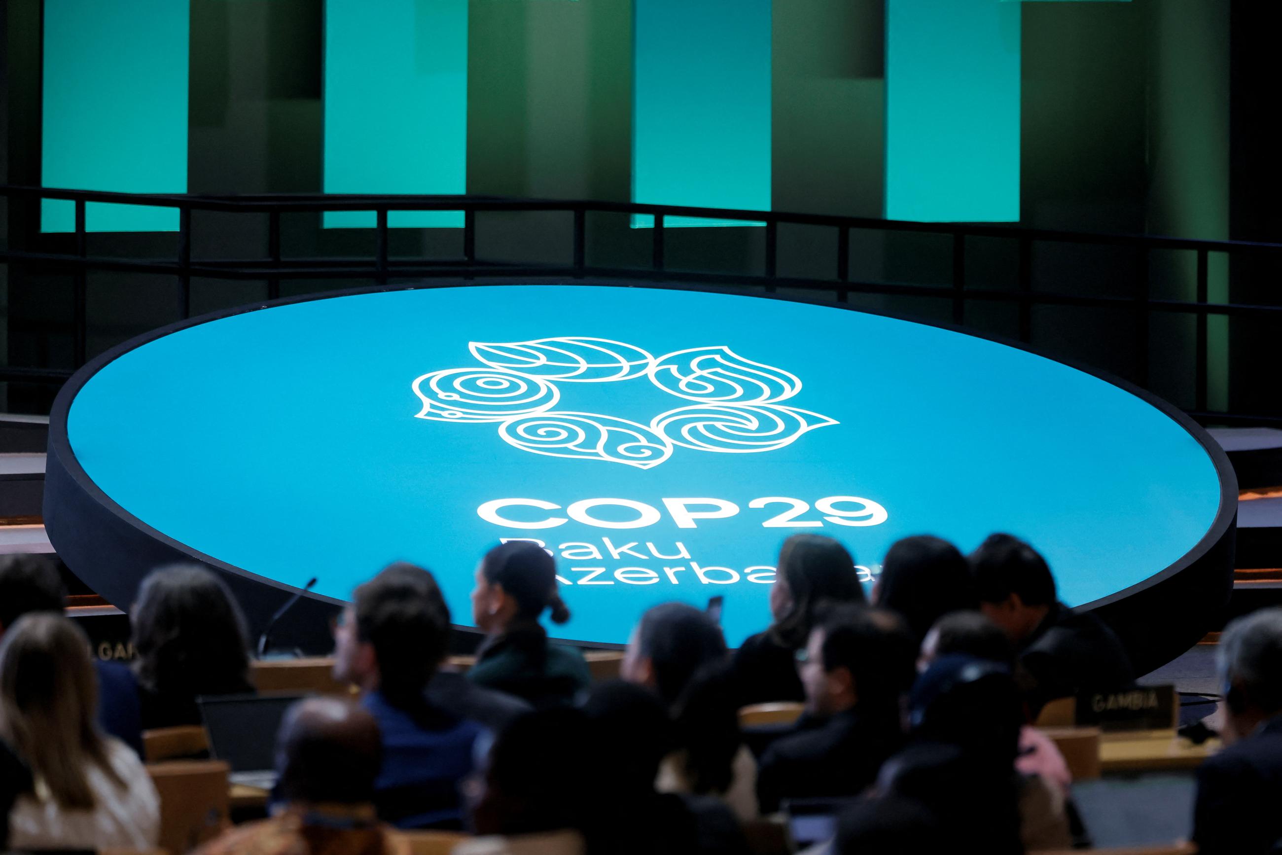 A view during a closing plenary meeting at the COP29 United Nations Climate Change Conference, in Baku, Azerbaijan, on November 24, 2024.