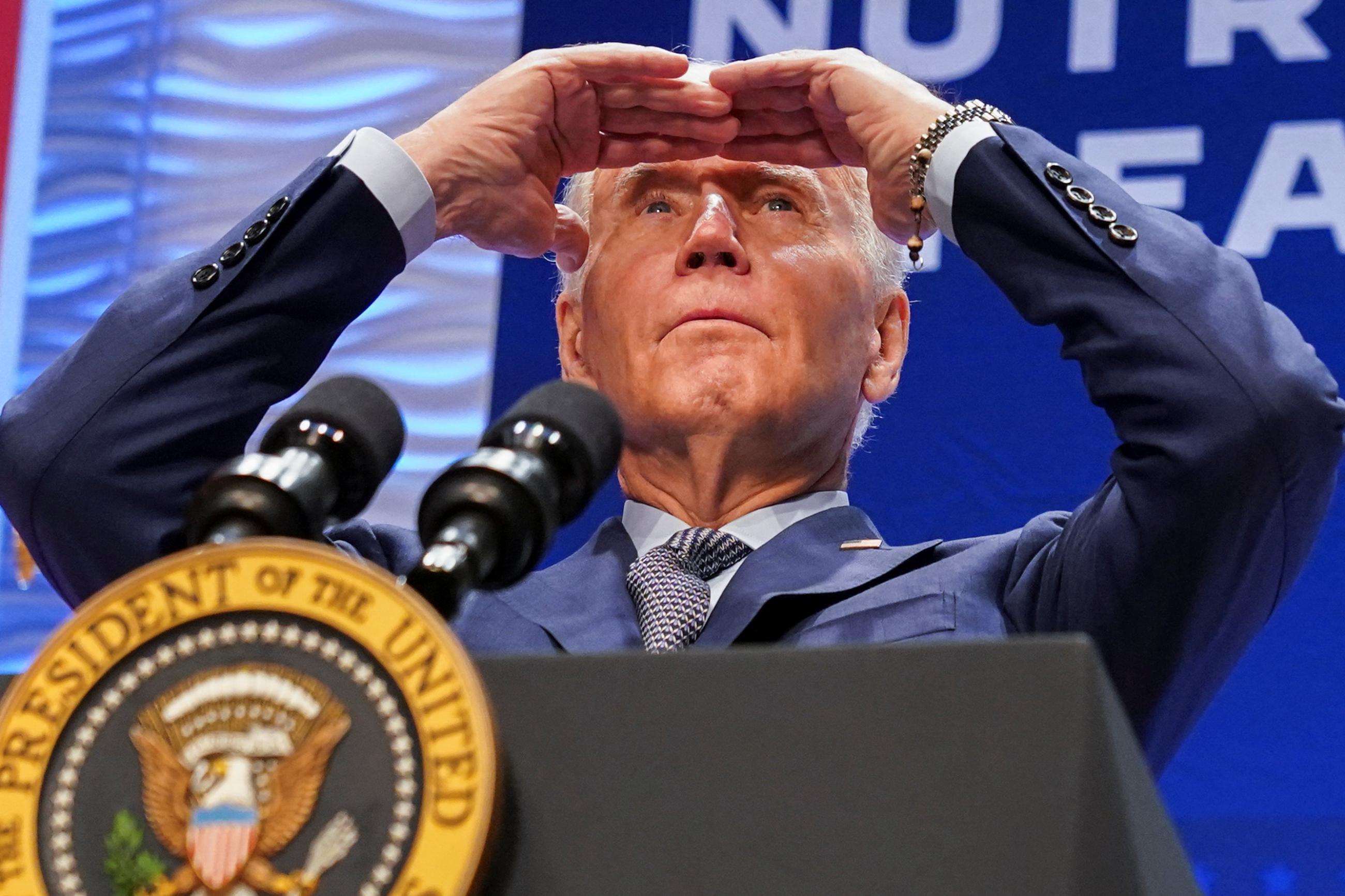 U.S. President Joe Biden speaks at the White House Conference on Hunger, Nutrition and Health in Washington, U.S., September 28, 2022. 