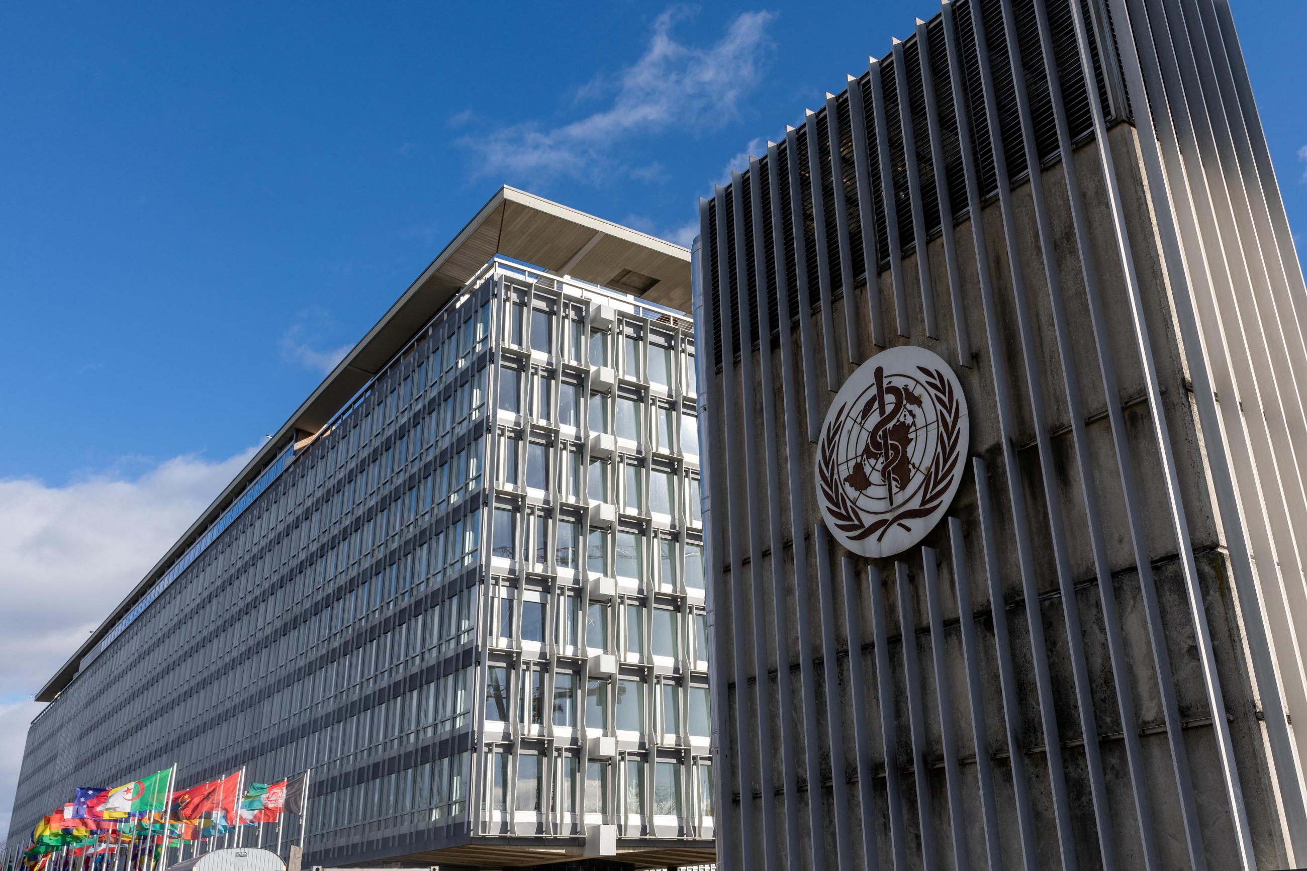 The World Health Organization headquarters is seen, in Geneva, Switzerland, on January 28, 2025. 