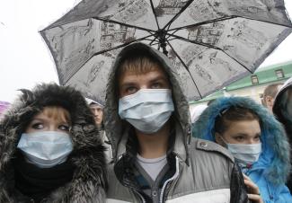 Activists and patients living with HIV, tuberculosis and viral hepatitis attend a rally "Ukraine Under Quarantine" in Kiev November 13, 2012. 