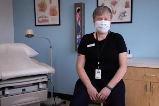 Collette Oliver-Soleil, health center manager at Planned Parenthood, poses for a picture.