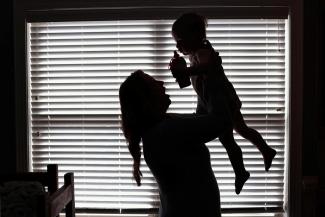 Kristia Rumbley of Birmingham, Alabama used in vitro fertilization to have three children, and has kept two embryos on ice for eight years. Photo taken February 23, 2024. REUTERS/Dustin Chambers
